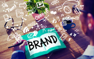 Brand Branding Connection Idea Technology Concept-Digital Marketing Services